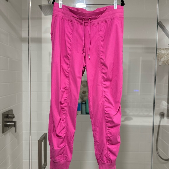lululemon athletica Pants - lululemon athletica Bright Pink Track Joggers